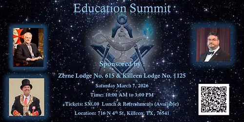 Cental Texas Masonic Education Summit