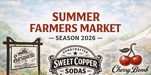 Sweet Copper Sodas at The Boyne City Outdoor Farmers Market