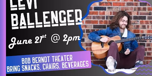 Levi Ballenger on the Bob Berndt Stage