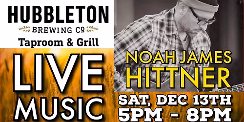 Live Music - Noah James Hittner!