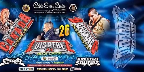 DISCO MOVIL CANADA, SENSACION BARRANCO & AMISTAD CARACAS EN KANSAS CITY