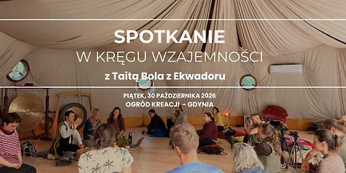 Spotkanie w Kr\u0119gu Wzajemno\u015bci z Tait\u0105 Bola (zamiast prelekcji).