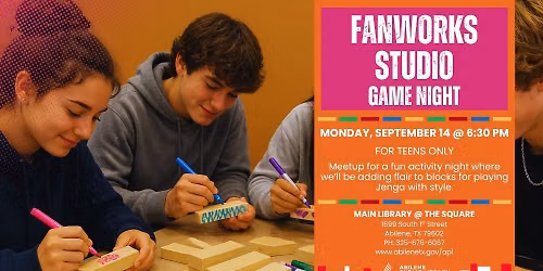 Fanworks Studio: Game Night (Main Library)