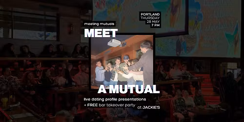 PORTLAND | Dating Profile Presentations + Bar Takeover | at Jackie's | Free