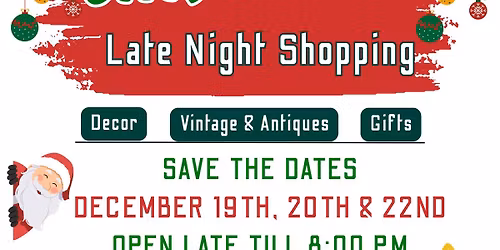 Late Night Shop For The Holidays