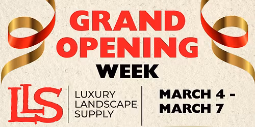 GRAND OPENING WEEK!!