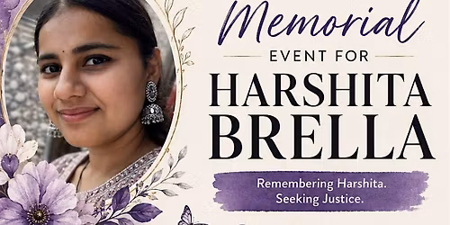 Harshita Brella Memorial Service