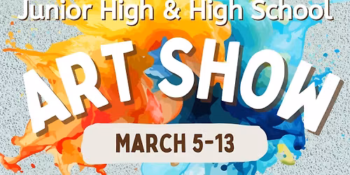 All Ages & Abilities Junior High & High School Art Show Opening Ceremony