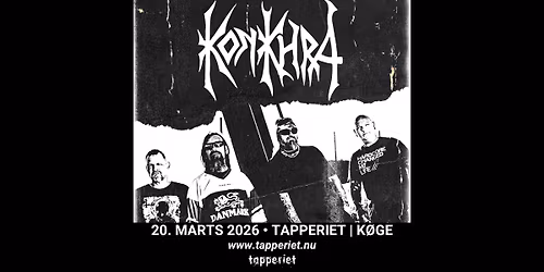 Konkhra + support: Deadflesh | Tapperiet