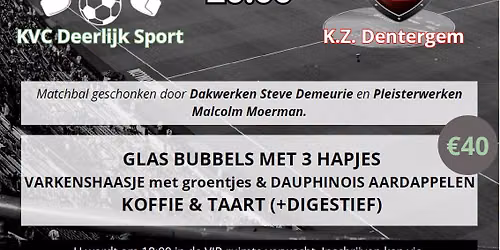 Gastrofoot KVC Deerlijk Sport - K.Z. Dentergem
