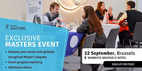 Your Global Master's Journey Starts in Brussels | September 22
