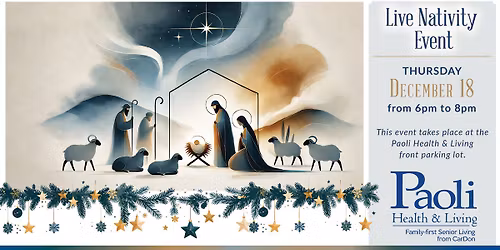 Live Nativity at Paoli Health & Living