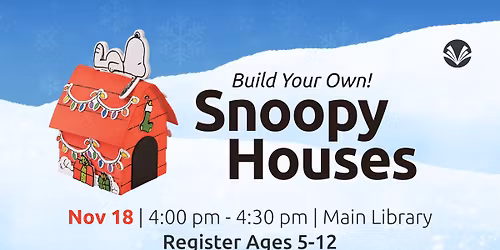 Snoopy Houses - Build Your Own
