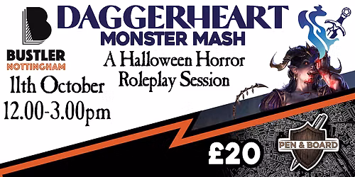 Daggerheart at Bustler Nottingham - Halloween Tabletop Adventure