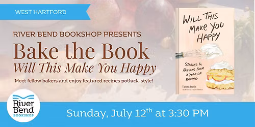 Bake the Book Club: Will This Make You Happy