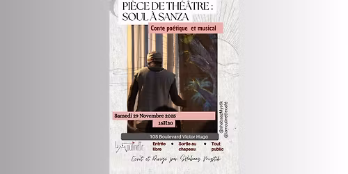 SOUL À SANZA - Conte musical et poétique par Shabaaz Mystik à La Moulinette