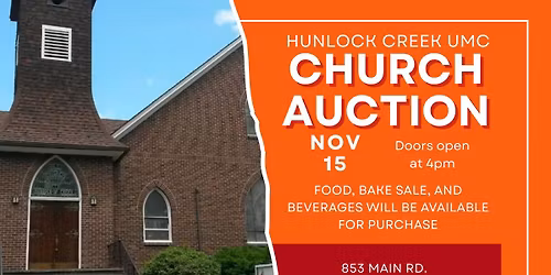 Hunlock Creek UMC Church Auction