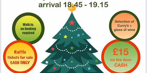 Curry Night at the Paris for Coverack Christmas Lights