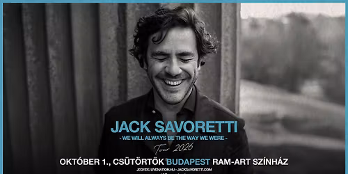 Jack Savoretti | Budapest 2026