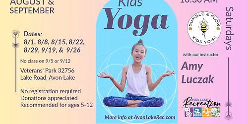 Free Kids Yoga in the Park