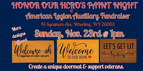 HONOR OUR HERO'S PAINT PARTY FUNDRAISER