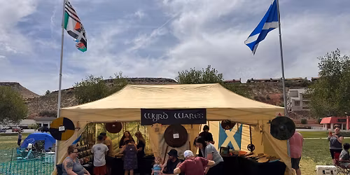Wyrd Wares Booth at Redstone Highland Games and Festival