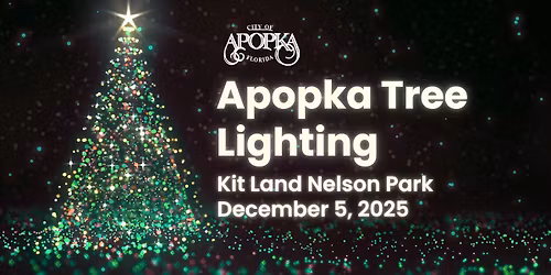 Apopka Tree Lighting Event 2025