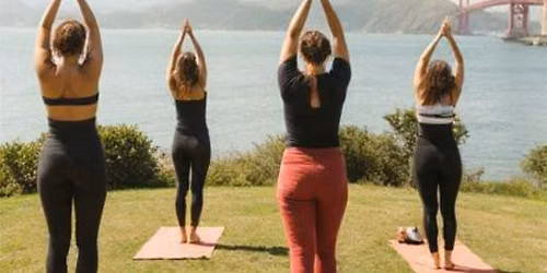 Outdoor Yoga at Marina Green