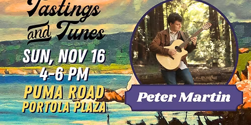 Tastings & Tunes w\/ Peter Martin