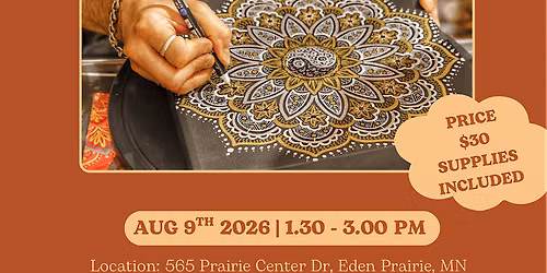 Create Your Own Mandala Coasters \u2013 Art Workshop