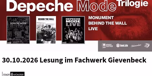 Sascha Lange - Lesung \u201e Die Depeche Mode Trilogie\u201c - Pop im Fachwerk Gievenbeck