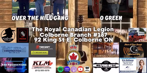 The Breezeway Live Featuring Over The Hill Gang at 6:45pm and O Green at 8:00pm