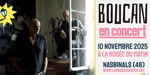Concert \u00e0 La Ros\u00e9e | BOUCAN