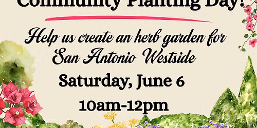 Herb Workshop & Community Planting Day
