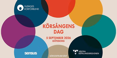 K\u00f6rs\u00e5ngens dag - K\u00f6rcentrum V\u00e4st fyller 10 \u00e5r