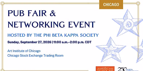 Pub Fair & Networking Event Hosted by Phi Beta Kappa Society