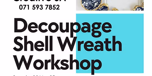Decoupage Shell Wreath Workshop