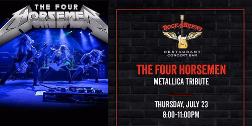 THE FOUR HORSEMAN A METALLICA TRIBUTE @ Rock & Brews Royal Oak