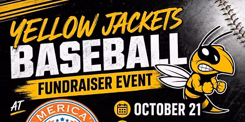 Yellow Jackets - Baseball \u26be\ufe0f Fundraiser \/ Uniform Fittings