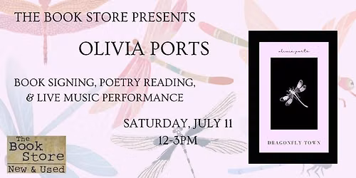 Olivia Ports Book Signing, Poetry Reading & Live Music