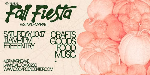 4th Annual Fall Fiesta (Festival + Market)