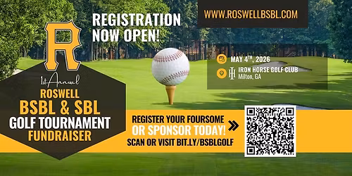 1st Annual Roswell BSBL & SBL Golf Tournament Fundraiser