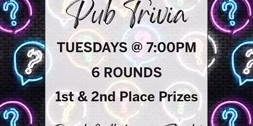 Tuesday Night Pub Trivia @ Shakers! 