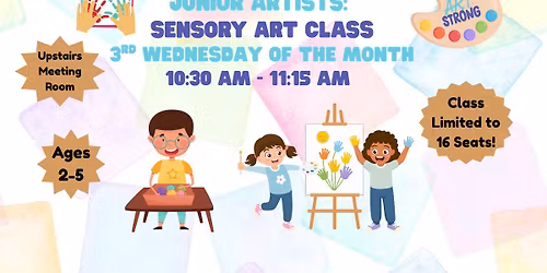 Junior Artists: Sensory Art Class