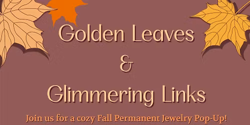 Fall Permanent Jewelry Pop-Up