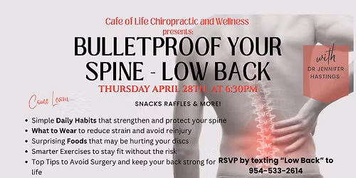 Bulletproof Your Spine - Low Back 