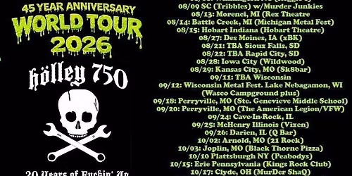 Green Jello, Holley 750, TBA