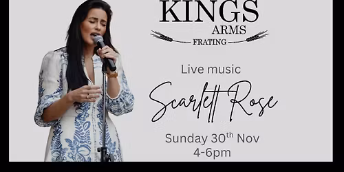 \ud83c\udfa4 Scarlett Rose live! \ud83c\udf7d\ufe0f 