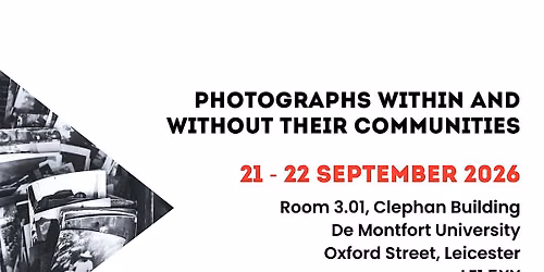 Photographs within and without their communities (in person)