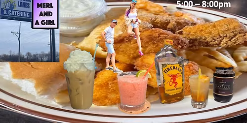 Just Merl and A Girl at the Dodger Bowl